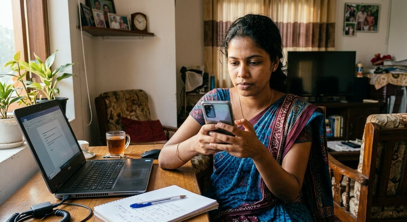 Authentic Sri Lankan remote worker